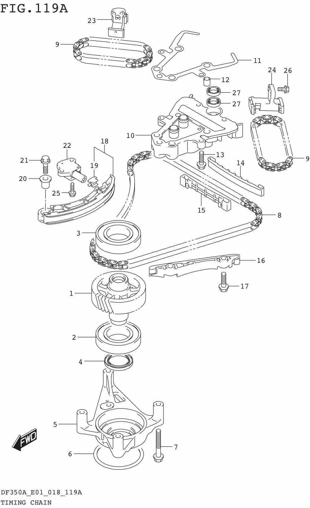 FIG.119A TIMING CHAIN