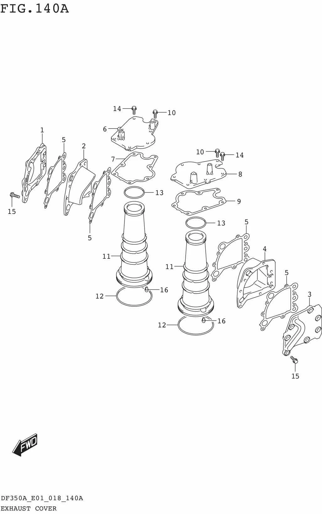 FIG.140A EXHAUST COVER