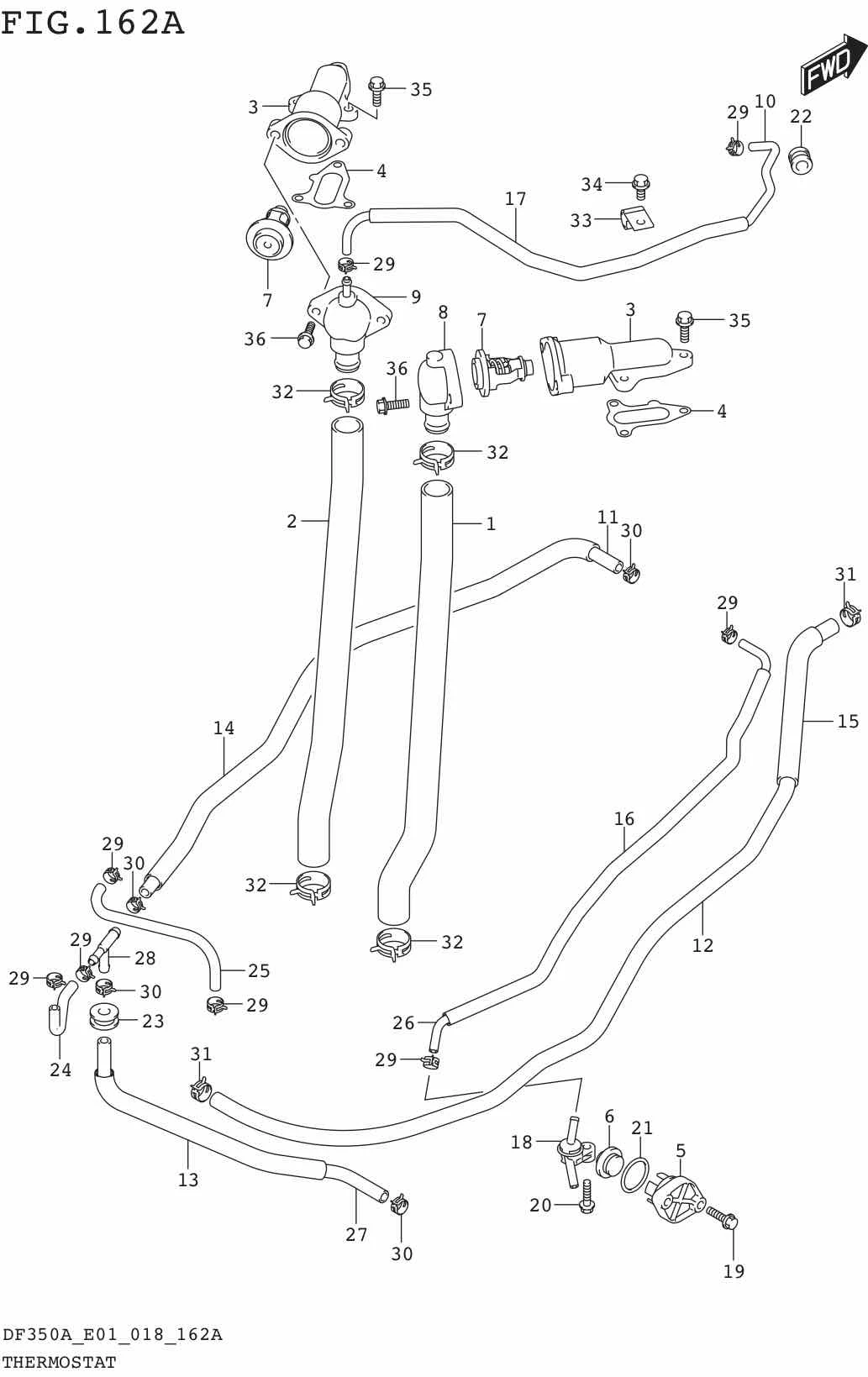 FIG.162A THERMOSTAT (DF350A)