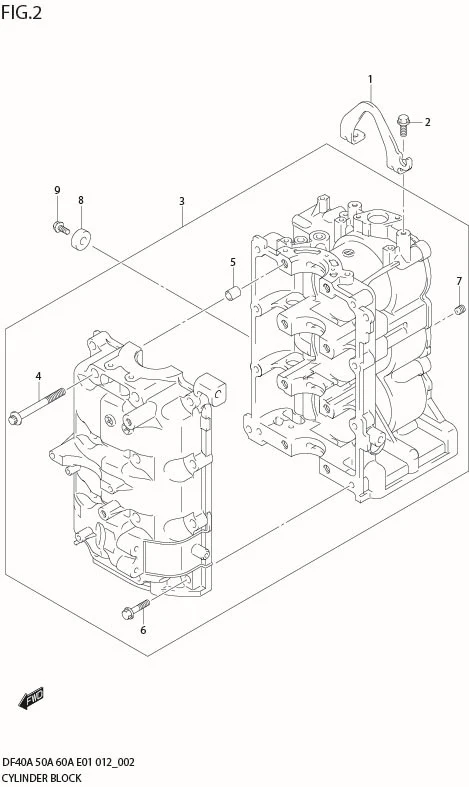 FIG 2   CYLINDER BLOCK