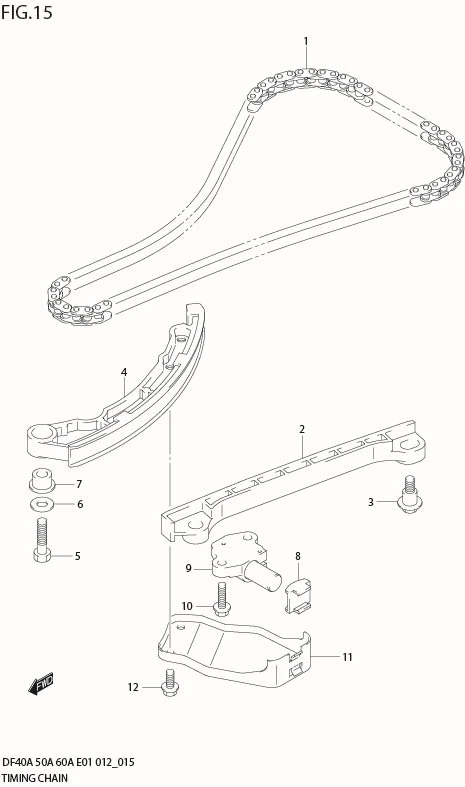 FIG 15  TIMING CHAIN