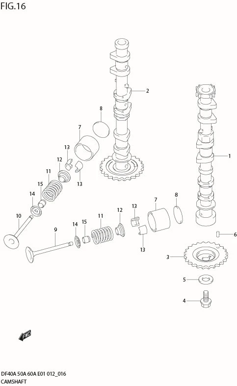 FIG 16  CAMSHAFT