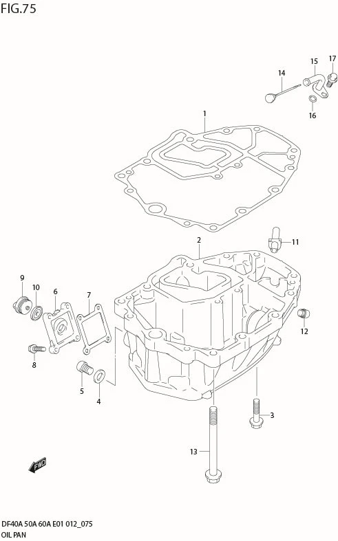FIG 75  OIL PAN