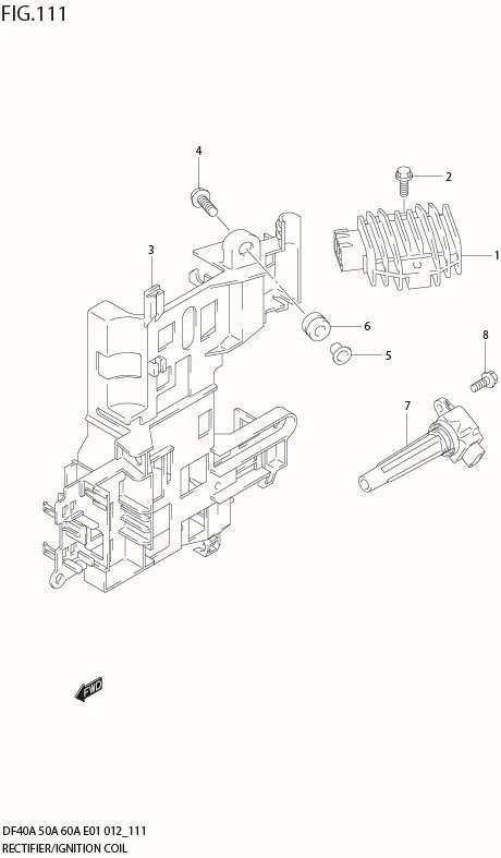 FIG 111 RECTIFIER / IGNITION COIL