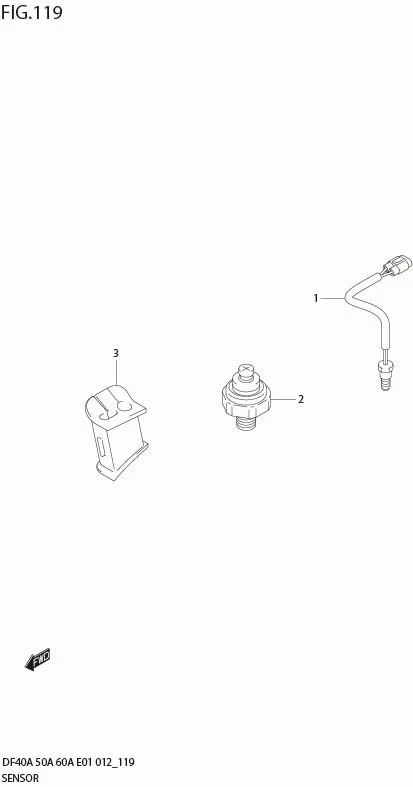 FIG 119 SENSOR (DF60AQH E1)