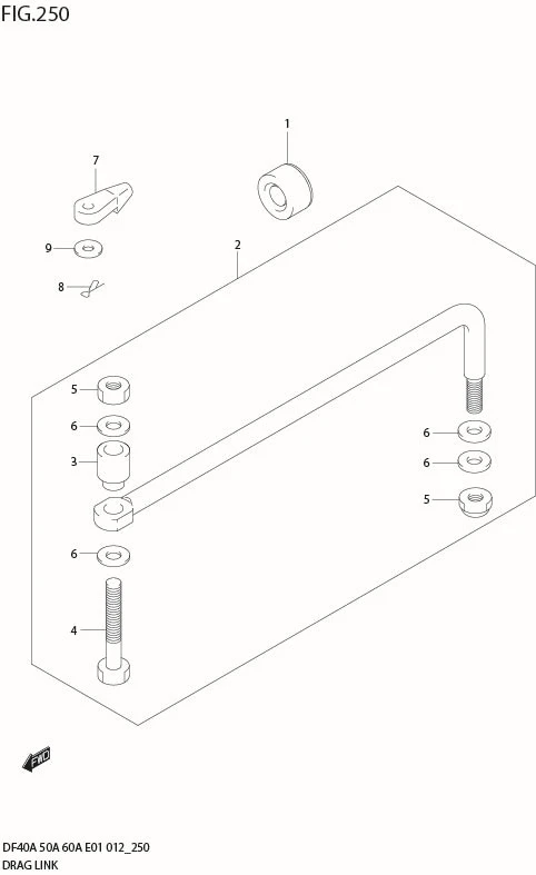 FIG 250 DRAG LINK (DF40AST E34)