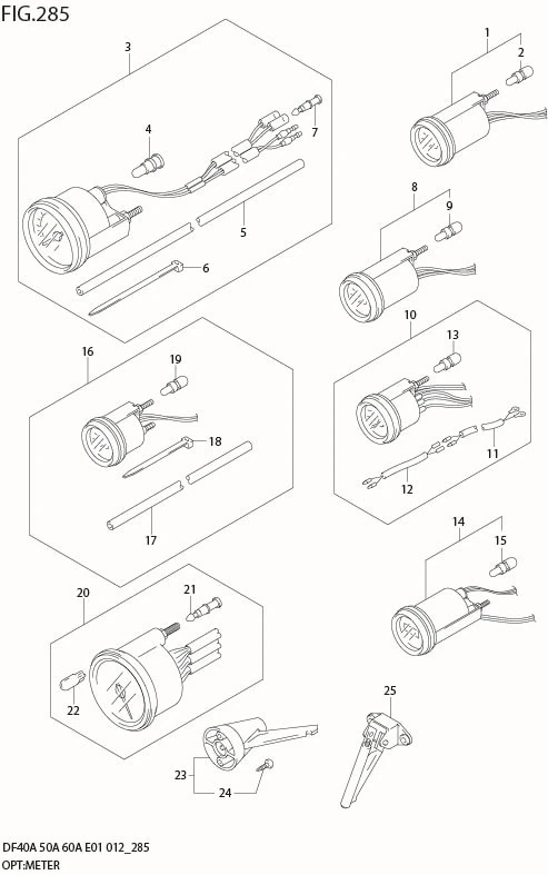 FIG 285 OPT:METER (DF60ATH E40)