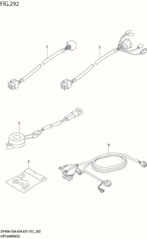 FIG 292 OPT:HARNESS (DF60A E40)