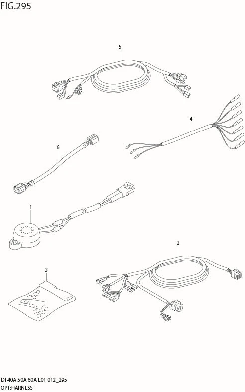 FIG 295 OPT:HARNESS (DF60ATH E1)