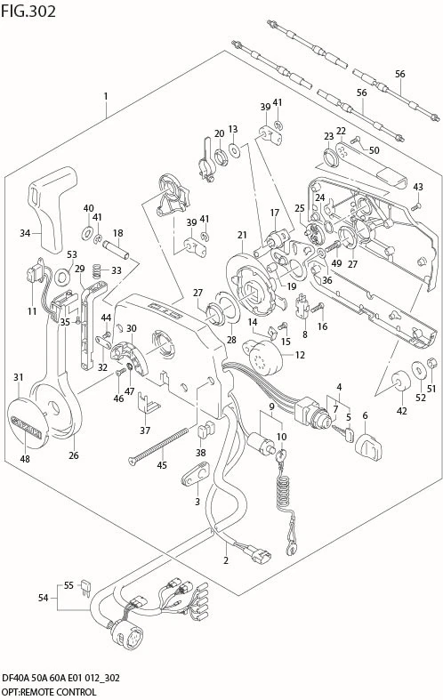 FIG 302 OPT:REMOTE CONTROL (DF40A E1)