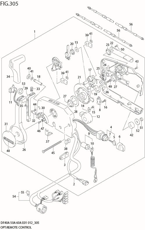 FIG 305 OPT:REMOTE CONTROL (DF60A E1)