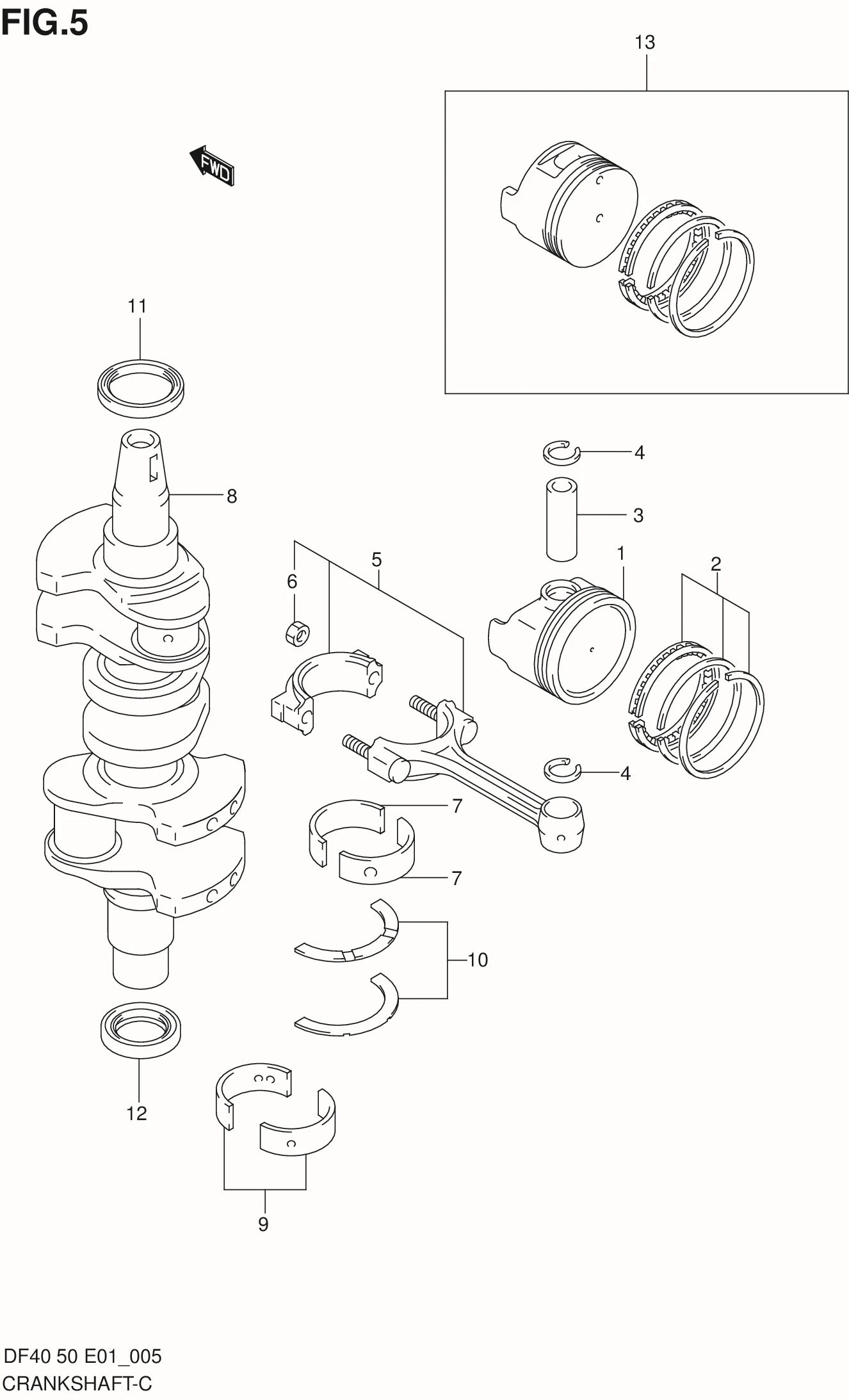 FIG 5   CRANKSHAFT