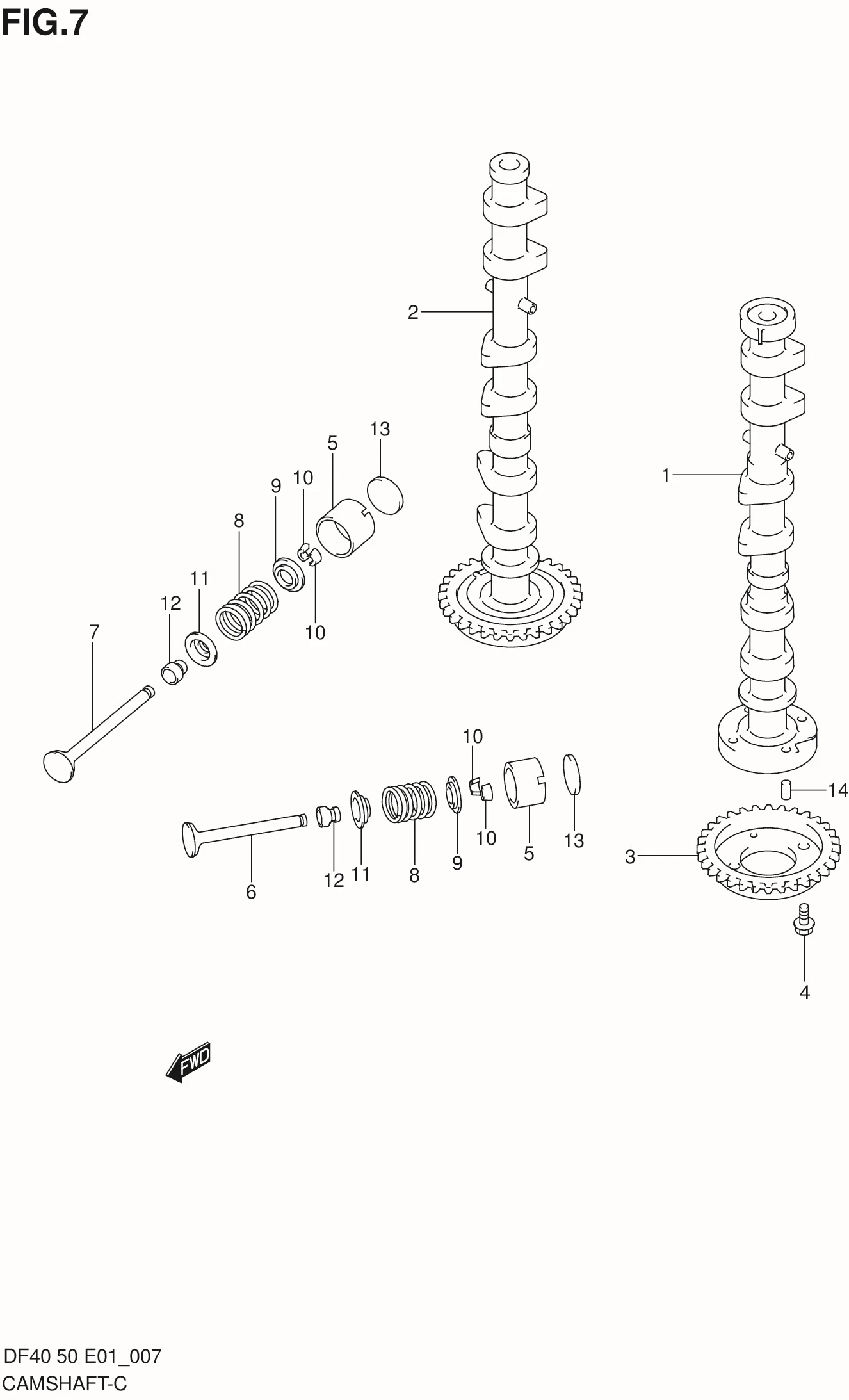 FIG 7   CAMSHAFT