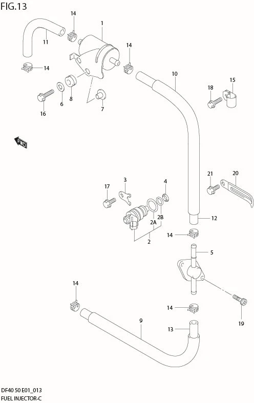 FIG 13  FUEL INJECTOR