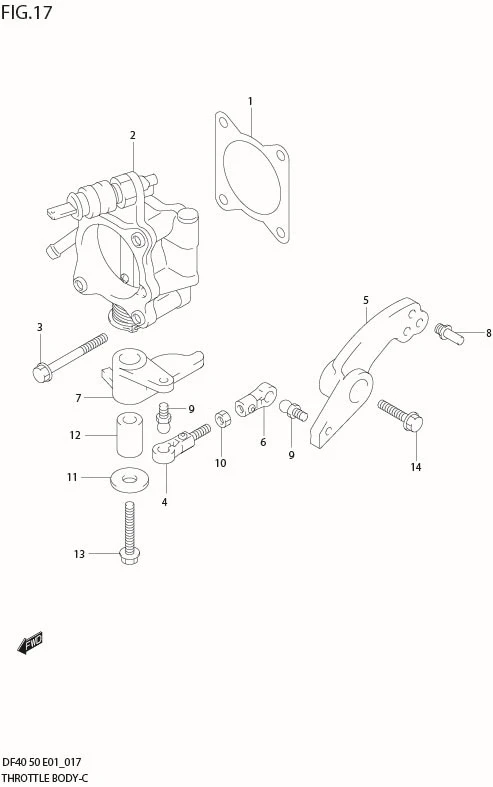 FIG 17  THROTTLE BODY