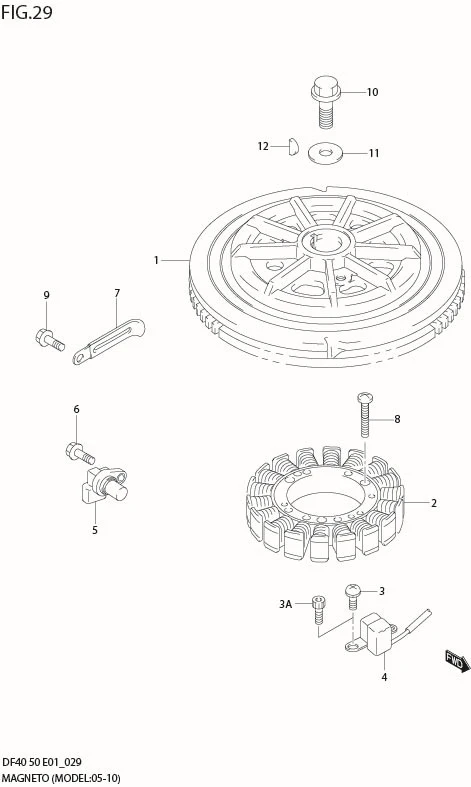FIG 29  MAGNETO (MODEL:05%10)