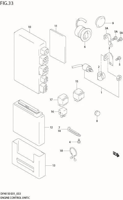 FIG 33  ENGINE CONTROL UNIT