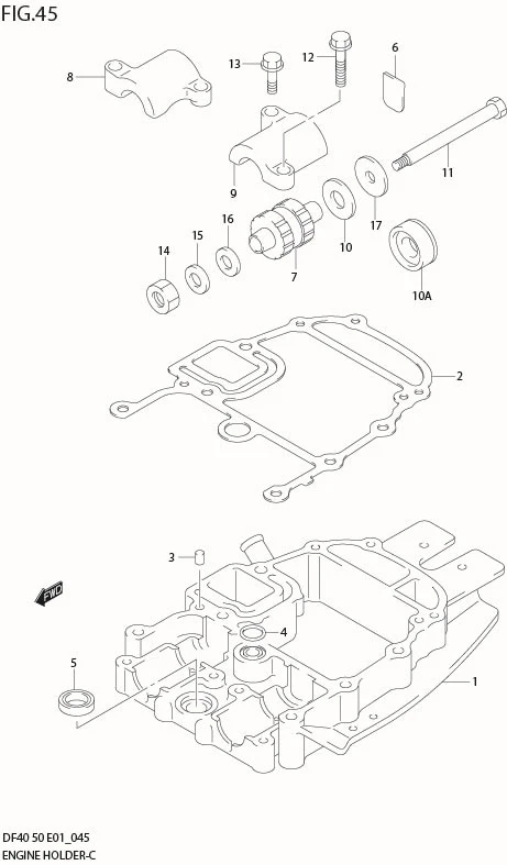 FIG 45  ENGINE HOLDER