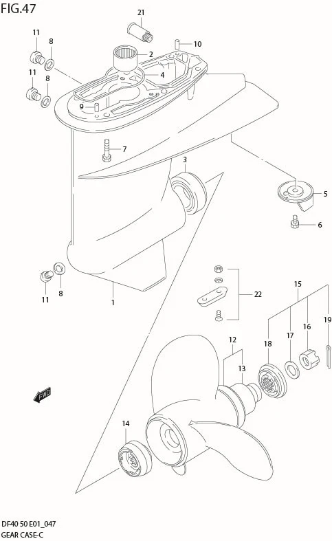 FIG 47  GEAR CASE