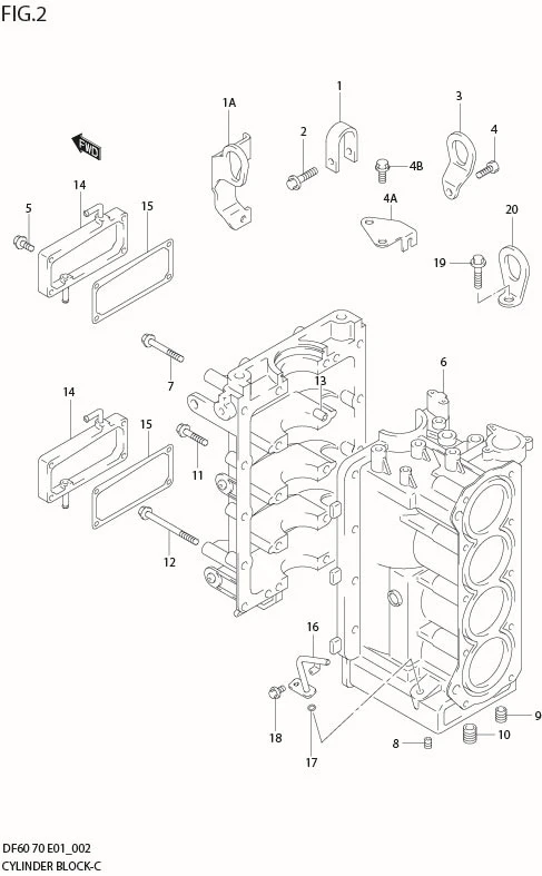 FIG 2   CYLINDER BLOCK