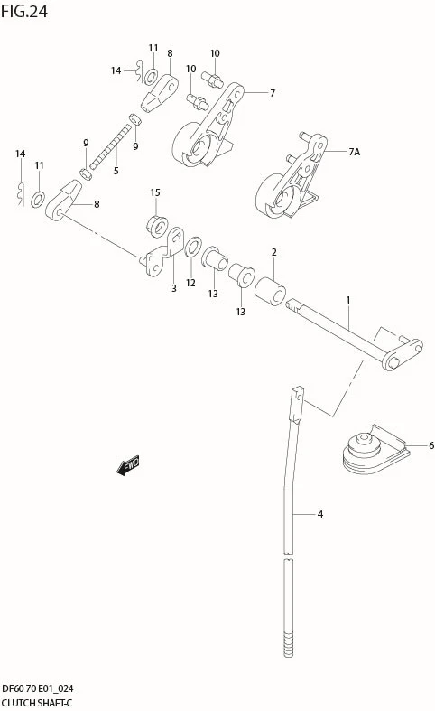 FIG 24  CLUTCH SHAFT