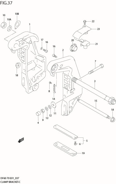 FIG 37  CLAMP BRACKET