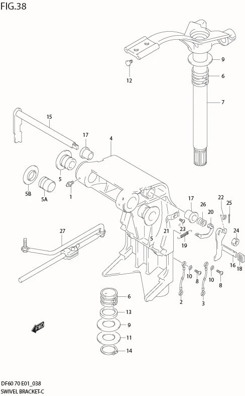 FIG 38  SWIVEL BRACKET