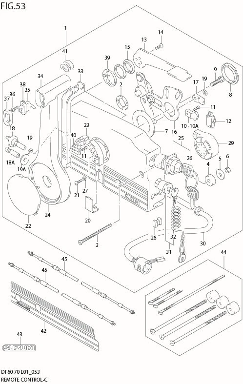 FIG 53  REMOTE CONTROL (MODEL:98%03)