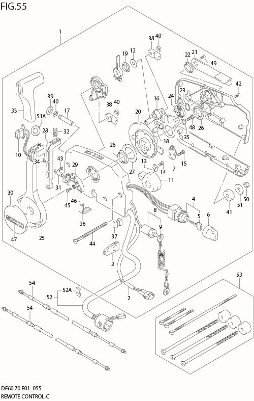 FIG 55  REMOTE CONTROL (MODEL:05%09)