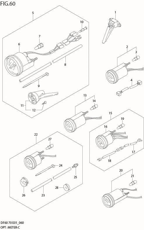 FIG 60  OPT:METER (MODEL:98%04)