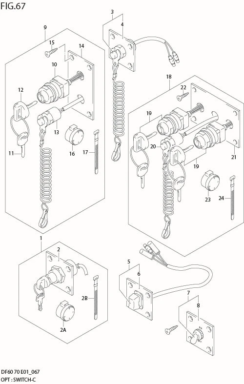 FIG 67  OPT:SWITCH (MODEL:05%09)