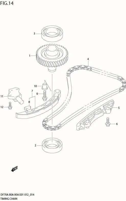 FIG 14  TIMING CHAIN