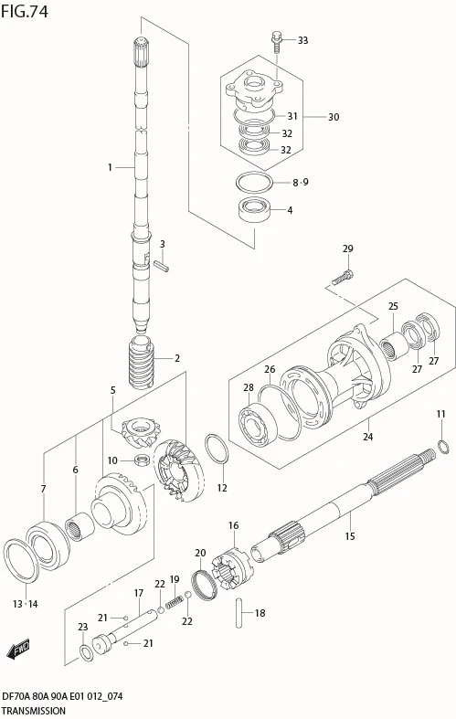 FIG 74  TRANSMISSION