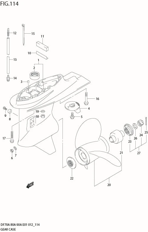 FIG 114 GEAR CASE