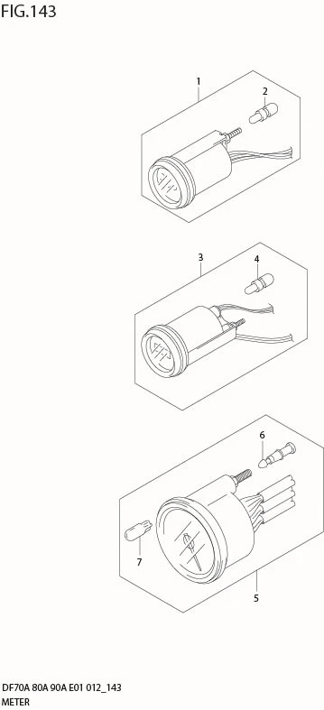 FIG 143 METER (DF80A E01)