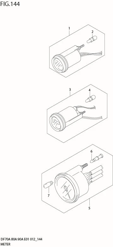 FIG 144 METER (DF80A E40)
