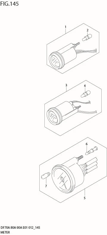 FIG 145 METER (DF90A E01)