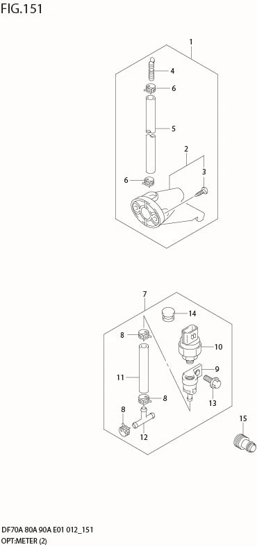 FIG 151 OPT:METER (2) (DF70ATH E40)