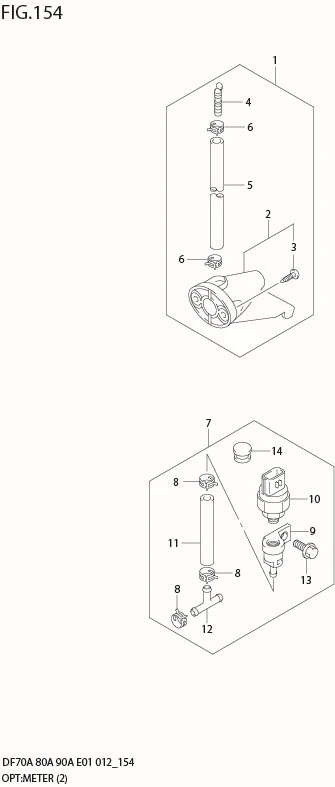 FIG 154 OPT:METER (2) (DF90A E01)