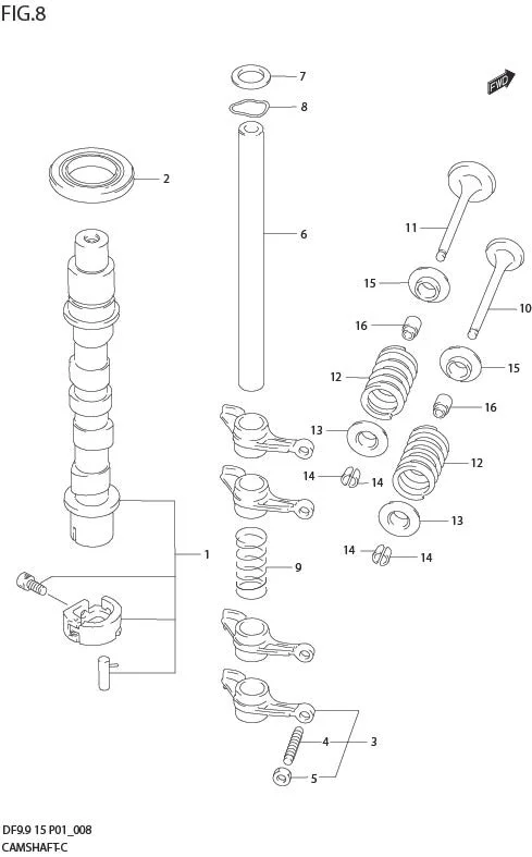 FIG 8   CAMSHAFT