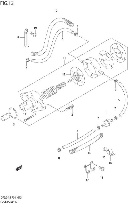 FIG 13  FUEL PUMP