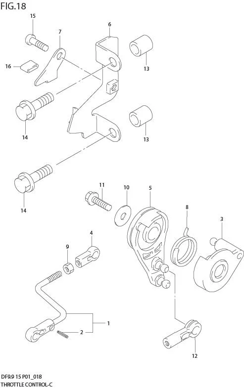 FIG 18  THROTTLE CONTROL