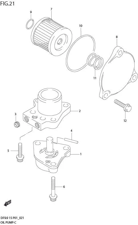 FIG 21  OIL PUMP