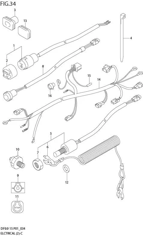 FIG 34  ELECTRICAL (MODEL:05%)