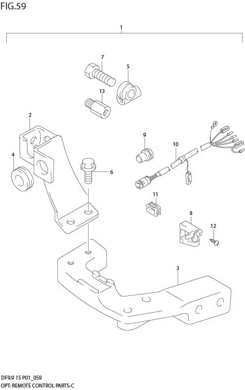 FIG 59  OPT:REMOTE CONTROL PARTS