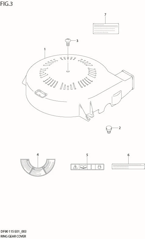 FIG 3   RING GEAR COVER