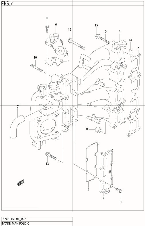 FIG 7   INTAKE MANIFOLD
