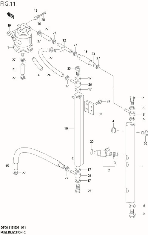 FIG 11  FUEL INJECTOR