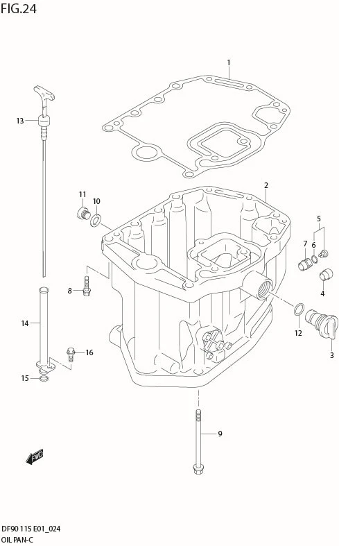FIG 24  OIL PAN