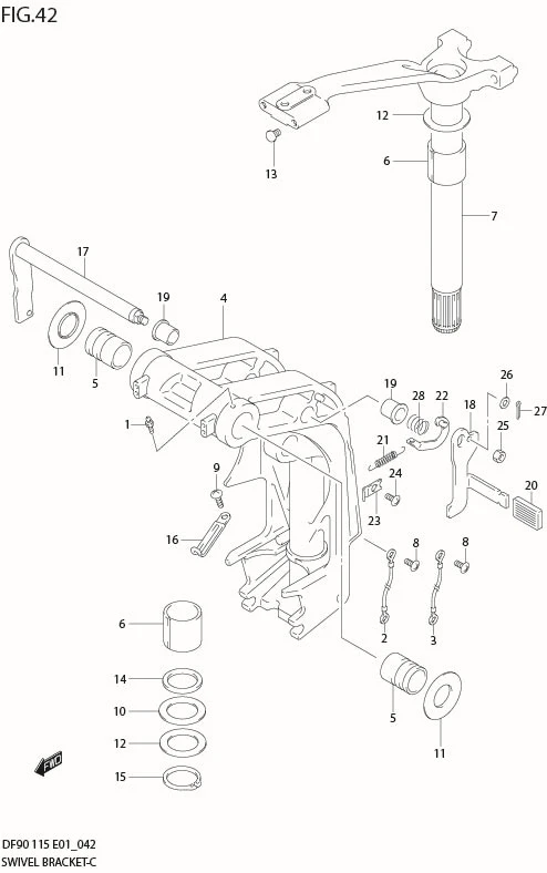 FIG 42  SWIVEL BRACKET